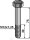 Sechskantschraube mit Feingewinde M12x125X75 8.8