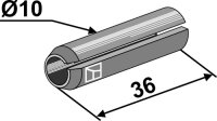 Spannstift Ø10x36