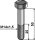 Sechskantschraube mit Feingewinde M14x15X50 12.9