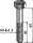 Sechskantschraube mit Feingewinde M14x15x65 12.9