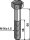 Sechskantschraube mit Feingewinde M16x15X60 12.9