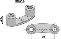 Bügelmutter M16x15 Passend für Maschio Gaspardo...