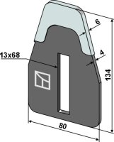 Abstreiferblech für Packerwalzen DURAFACE Passend...