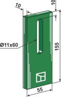 Greenflex Kunststoff-Abstreifer für Packerwalzen...