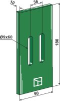 Greenflex Kunststoff-Abstreifer für Packerwalzen...