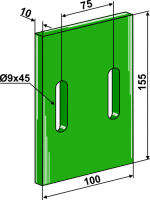Greenflex Kunststoff-Abstreifer für Packerwalzen...