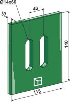 Greenflex Kunststoff-Abstreifer für Packerwalzen...