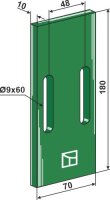 Greenflex Kunststoff-Abstreifer für Packerwalzen...