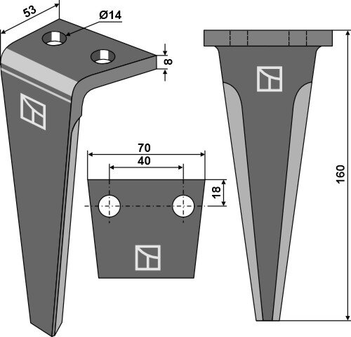 Kreiseleggenzinken Passend für Del Morino ERP553D