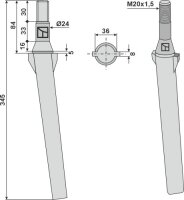 Kreiseleggenzinken Passend für Celli Rotorland E5-G