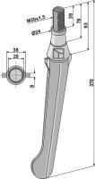 Kreiseleggenzinken Passend für Lely 1169901148