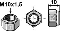 Sechskantmutter M10x15