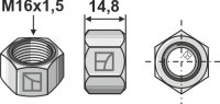 Mutter M16x15