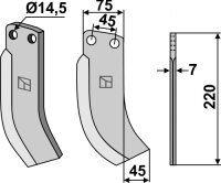 Fräsmesser Passend für Gehring