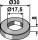 Unterlegscheibe Ø30x8xØ175 DIN7989-2 Passend für Bergmann 01-87-0179 608030015