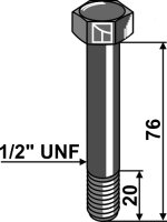 Schraube 1/2 Passend für Mc Connel Bomford 71.140.82