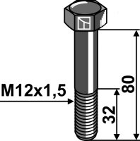 Schraube M12x15 10.9 Passend für Irus 10101280960