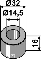 Buchse Passend für Agromec 3000598