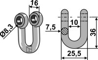 Schäkel Passend für Lipco Agria 71010