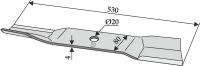 Mähermesser 530mm Passend für AS 3753
