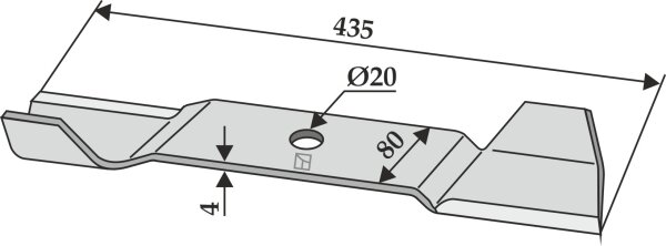 Mähermesser 435mm Passend für AS 4966