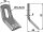 Y-Messer Passend für S.M.A. Mc Connel Berry Bomford 43092.01 DB 353 7190177