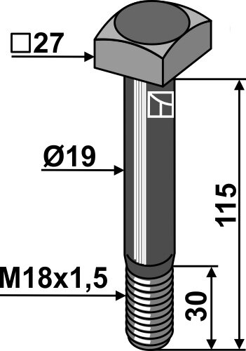 Schraube 10.9 Passend für Berti VTQ27M18 3921