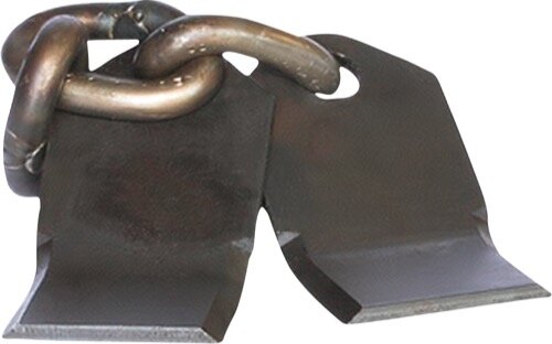 Y-Messer mit 3-gliedr. Kette RK 2 1/2 B Passend für Gilbers Bomford 01.086.06