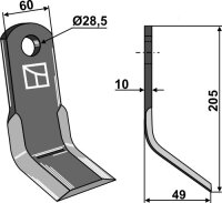 Y-Messer Passend für Berti C6010F28