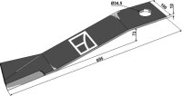 Mähermesser 695mm links Passend für Mc Connel...