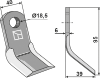 Y-Messer Passend für Dücker 945000860