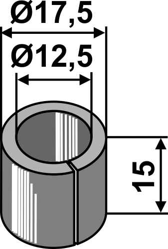 Buchse Passend für Dücker 02527500 043100007