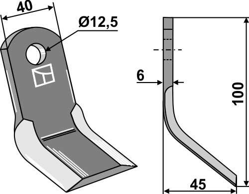 Y-Messer Passend für Energreen E00901324500
