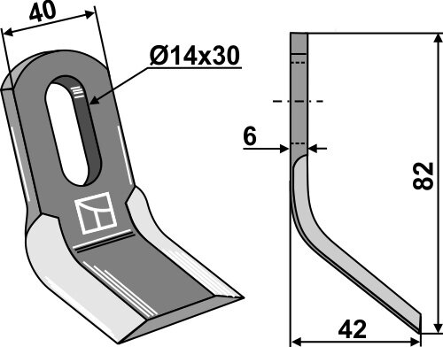 Y-Messer Passend für Ferri 901160