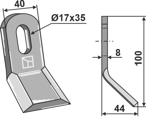 Y-Messer Passend für Ferri 901068
