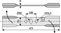 Mähermesser 475mm rechts Passend für Ilmer