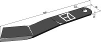 Mähermesser 620mm links Passend für Jupidex H1810