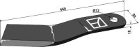 Mähermesser 460mm links Passend für Jupidex H1801