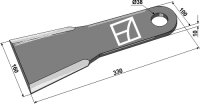 Messer 330mm Passend für Spearhead 7770755