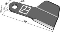 Messer links Passend für Spearhead 7770761