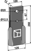 Gegenschneide Passend für Schulte 401206