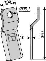 Mulchmesser Passend für Szolnoki 199-RZ3