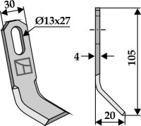 Y-Messer Passend für Iseki 5010065