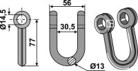 Schäkel Passend für Kuhn A5405360