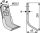 Y-Messer Passend für Maschio Gaspardo Terranova Vogel u. Noot T40005142 11019006