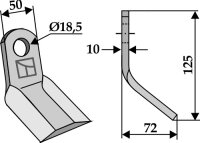 Y-Messer Passend für M.E.A.A.T. 1844