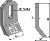 Schlegel Passend für Müthing MU000449