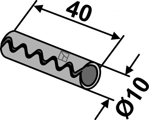 Spannstift Ø10x40 Passend für Mulag 164394
