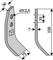 Klinge Passend für Nicolas Gyro 12170100