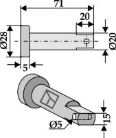 Bolzen Passend für Gyro 80150400